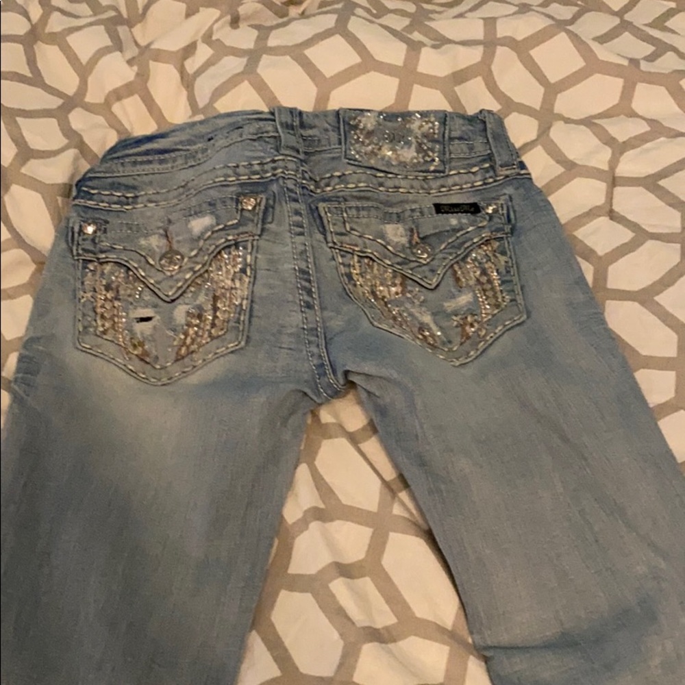 Miss Me Jeans Signature Boot Size 25